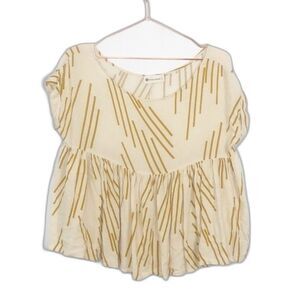 Impeccable Pig Striped Drop Waist Top Like New S RM-C